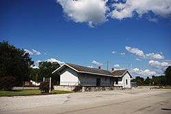 Former train station in Town Creek