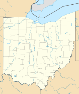Location of Clendening Lake in Ohio, USA.