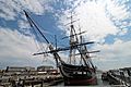 USS Constitution in dock