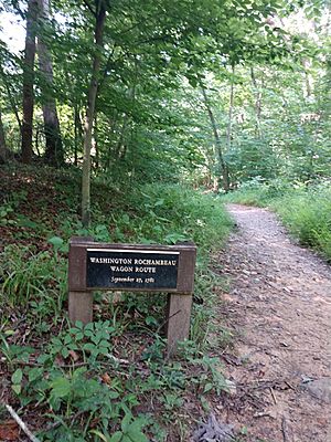 Washington Rochambeau Route Wolf Run Shoals