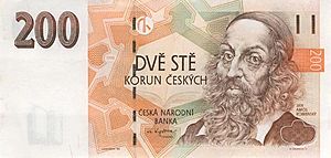 200CZK obverse