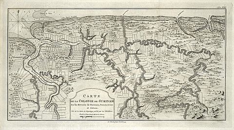 AMH-8054-KB Map of Surinam