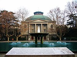 Auditorium of Southeast University in winter