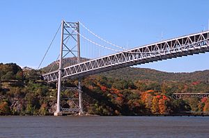 Bear Mountain Bridge from below