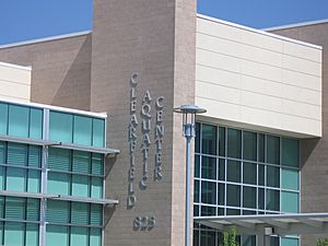 Clearfield Aquatic Center close up