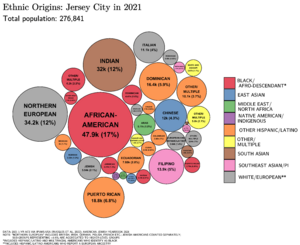 Ethnic Origins in Jersey City