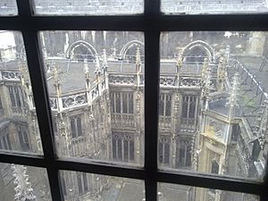 Interior Courtyard adjacent St Stephens Chapel British HoP