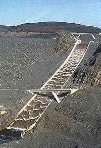 Llyn Brianne spillway