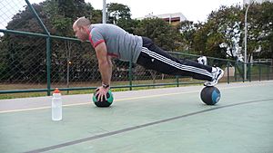 Medicine Ball Plank