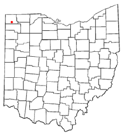 Location of Bryan, Ohio