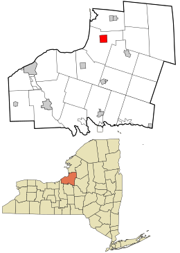 Location in Oswego County and the state of New York.