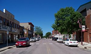 Street in downtown Redwood Falls