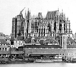 Rheinpanorama 1856 detail Dom