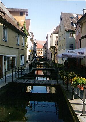 River Iller in Memmingen