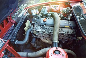 Rover SD1 2300 engine bay