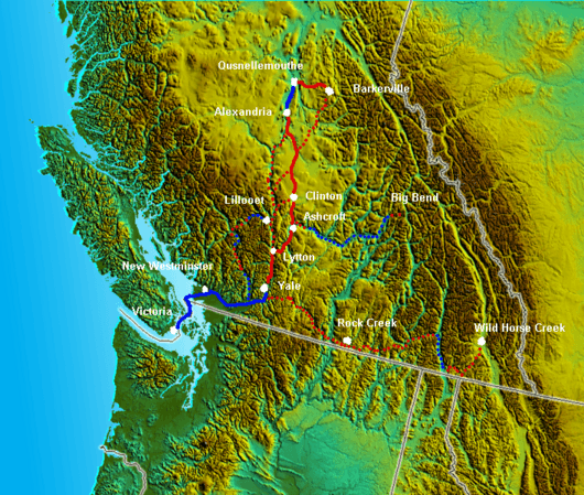 South BC-NW USA-relief CaribooRoad