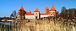 Trakai castle close