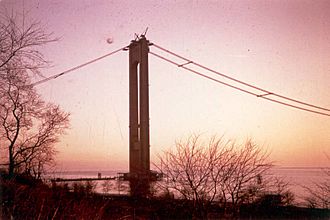 Verrazano-Narrows Bridge circa 1960