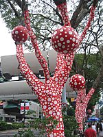 Yayoi Kusama - Ascension of Polkadots on the Trees