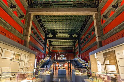 Exhibition of architecture of the Forbidden City 2015 December