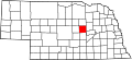 State map highlighting Greeley County