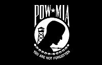 Flag of the National League of POW/MIA Families flag