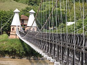 Puente de occidente en santa fe de antioquia