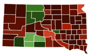 South dakota counties by race