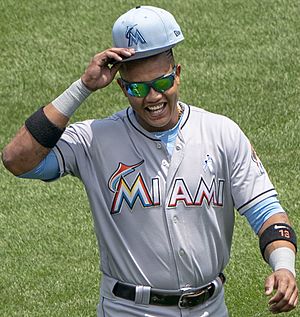 Starlin Castro Marlins 2018