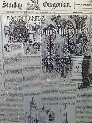 Sunday Oregonian November 12, 1899