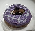 Ube doughnut