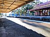 Williamstown siemens train arriving at Williamstown beach platform 2 as viewed from Platform 1