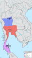 1768 Separate Factions of Siam