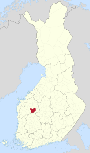 Location of Alavus in Finland