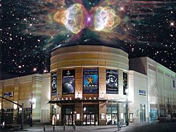 Clark Planetarium Exterior Composited