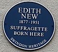 Edith New Blue Plaque