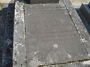 El sepulcro del mexicano José María Luis Mora en el cementerio de Montmartre 