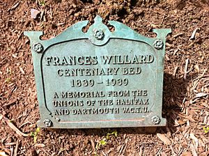 FrancesWillardPlaqueHalifaxPublicGardensNovaScotia