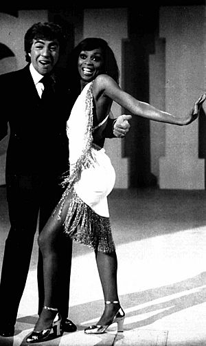 Gino Bramieri and Lola Falana