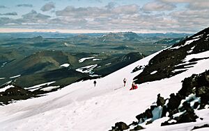 Hekla slopes june 2005