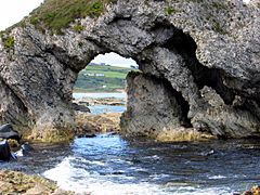 House through the Arch