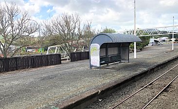 Huntly station shelter