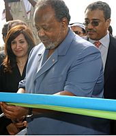 Ismail Omar Guelleh ribbon-cutting