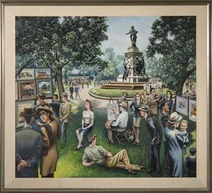 JohnNRobinsonArtFair1946