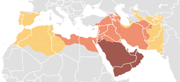 Map of expansion of Caliphate