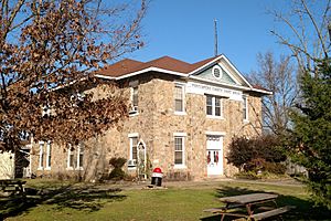 Montgomery County Courthouse in downtown Mount Ida