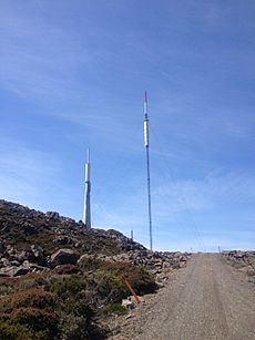 Mt Barrow TV towers