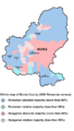 Mures (Maros) county ethnic