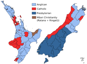 NZ Religious denominations by TA 2013