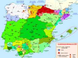 Péninsule ibérique en 1037